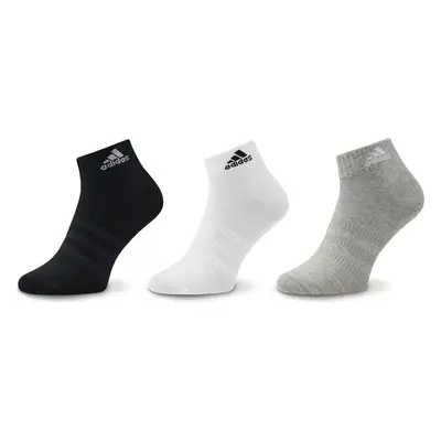 Nízké ponožky Unisex adidas Thin and Light Ankle Socks 3 Pairs IC1283 Šedá