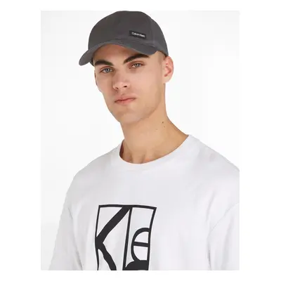 Kšiltovka Calvin Klein Essential Patch Bb Cap K50K510487 Šedá