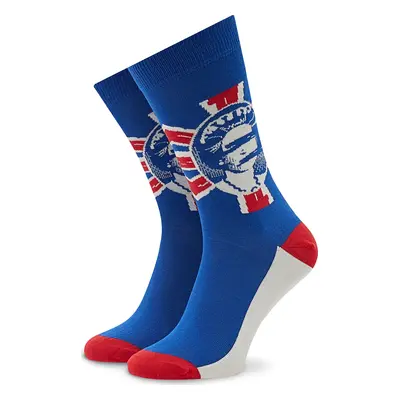 Klasické ponožky Unisex Stereo Socks Punk Royale Modrá