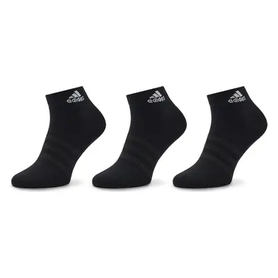 Sada 3 párů nízkých ponožek unisex adidas Thin and Light Ankle Socks 3 Pairs IC1282 Černá