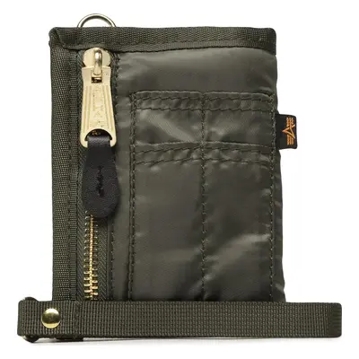 Velká pánská peněženka Alpha Industries Utility Wallet 108958 Zelená