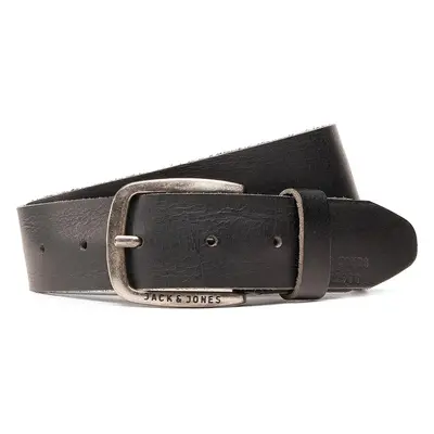 Pánský pásek Jack&Jones Jackpaul Leather Belt 12111286 Černá