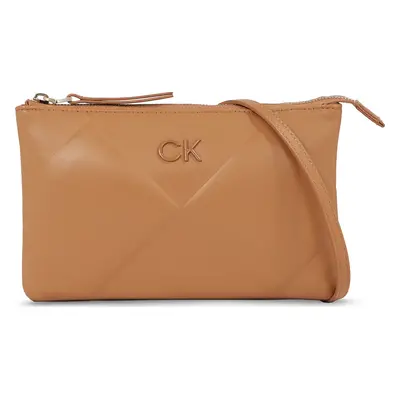 Kabelka Calvin Klein Re-Lock Quilt Crossbody K60K611042 Hnědá