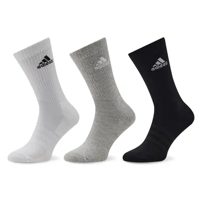 Klasické ponožky Unisex adidas Cushioned Crew Socks 3 Pairs IC1311 Šedá