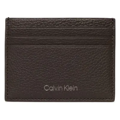 Pouzdro na kreditní karty Calvin Klein Warmth Cardholder 6Cc K50K507389 Hnědá