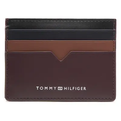 Pouzdro na kreditní karty Tommy Hilfiger Th Modern Leather Cc Holder AM0AM10616 Hnědá