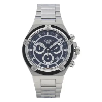 Hodinky Roamer Tempomaster Chrono 221837 41 55 20 Stříbrná