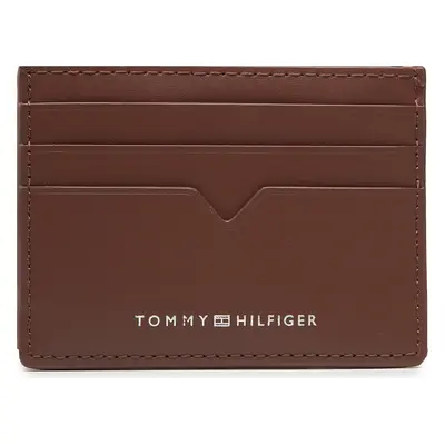 Pouzdro na kreditní karty Tommy Hilfiger Th Modern Leather Cc Holder AM0AM10616 Hnědá