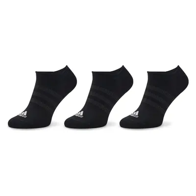 Kotníkové ponožky Unisex adidas Thin and Light No-Show Socks 3 Pairs IC1327 Černá