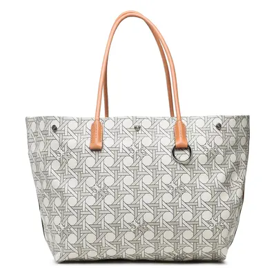 Kabelka Tory Burch Canvas Basketweave Tote 139623 Béžová