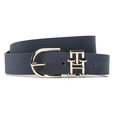 Dámský pásek Tommy Hilfiger Th Lux 3.5 Nubuck AW0AW14795 Tmavomodrá