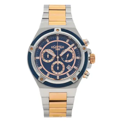 Hodinky Roamer Tempomaster Chrono 221837 49 45 20 Stříbrná