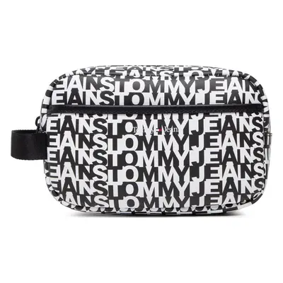 Kosmetický kufřík Tommy Jeans Tjm Essential Washbag Logomania AM0AM10795 Černá