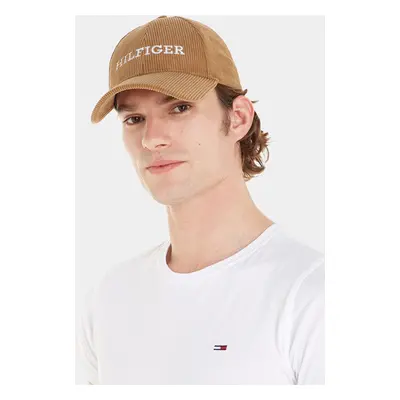 Kšiltovka Tommy Hilfiger Monotype Cordoroy Cap AM0AM11990 Béžová