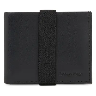 Pánská peněženka Calvin Klein Ck Spw Tech Bifold 6Cc W/Bill K50K510910 Černá