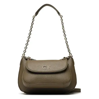 Kabelka Calvin Klein Re-Lock Dbl Shoulder Bag K60K610183 Zelená