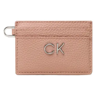 Pouzdro na kreditní karty Calvin Klein Re-Lock Cardholder Pbl K60K610671 Růžová