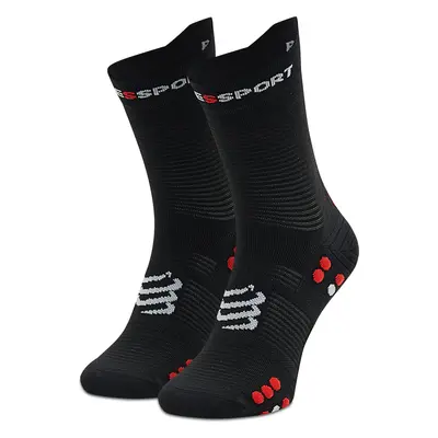 Klasické ponožky Unisex Compressport Pro Racing Socks V4.0 Run High XU00046B_906 Černá