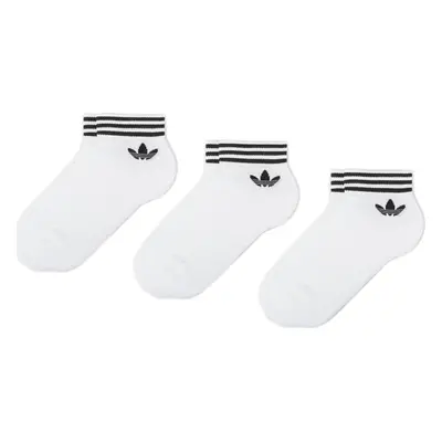 Sada 3 párů nízkých ponožek unisex adidas Tref Ank Sck Hc EE1152 Bílá