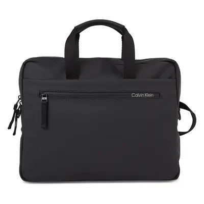 Brašna na notebook Calvin Klein Rubberized Slim Conv Laptop Bag K50K510796 Černá