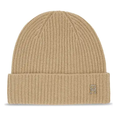 Čepice Tommy Hilfiger Cashmere Chic Beanie AW0AW15321 Béžová