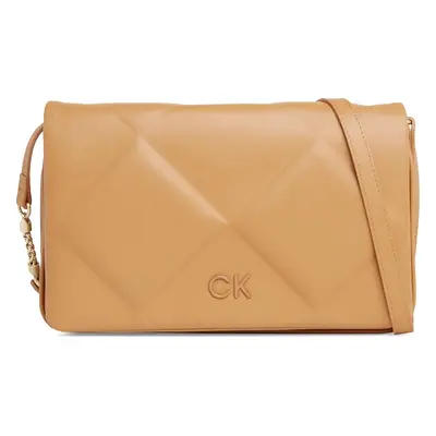 Kabelka Calvin Klein Re-Lock Quilt Shoulder Bag K60K611021 Hnědá