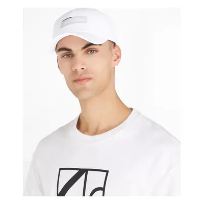 Kšiltovka Calvin Klein Layerd Logo Bb Cap K50K510970 Bílá