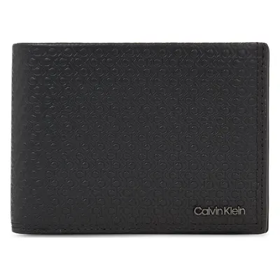 Pánská peněženka Calvin Klein Minimalism Trifold 10Cc W/Coin K50K510902 Černá