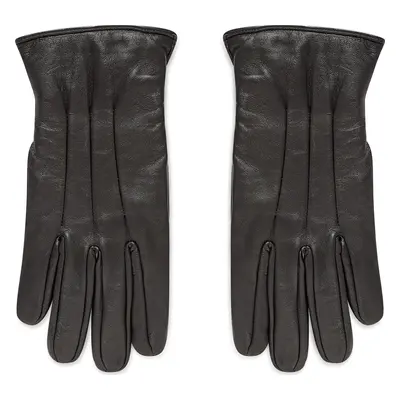 Pánské rukavice Jack&Jones Jacmontana Leather Gloves Noos 12125090 Černá