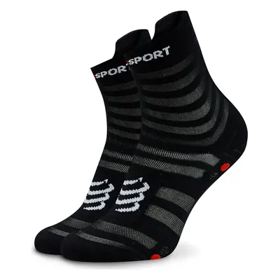 Klasické ponožky Unisex Compressport Pro Racing Socks V4.0 Ultralight Run High XU00050B Černá