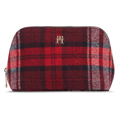 Kosmetický kufřík Tommy Hilfiger Washbag Check AW0AW158570GZ Červená