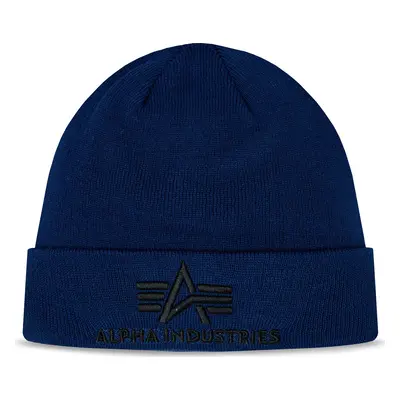 Čepice Alpha Industries 3D Beanie 168910 Modrá