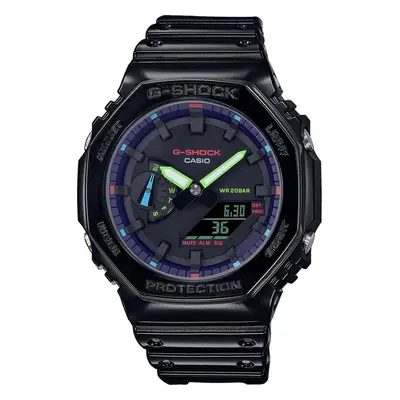 Hodinky G-Shock GA-2100RGB-1AER Černá