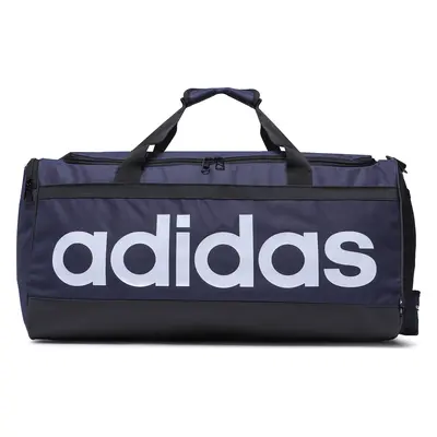 Taška adidas Essentials Linear Duffel Medium HR5349 Tmavomodrá