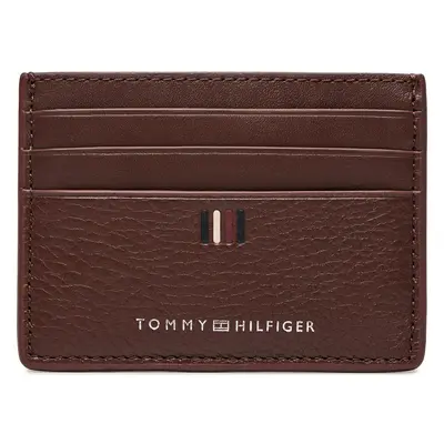 Pouzdro na kreditní karty Tommy Hilfiger Th Central Cc Holder AM0AM11858 Hnědá