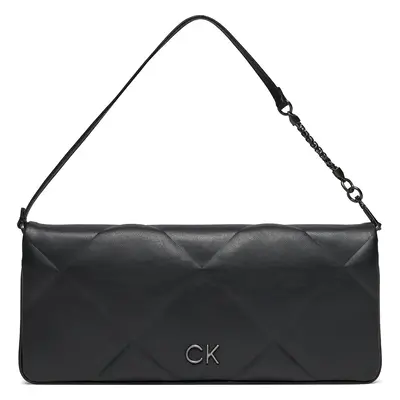 Kabelka Calvin Klein Re-Lock Quilt Wristelet Clutch K60K611333 Černá