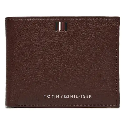 Velká pánská peněženka Tommy Hilfiger Th Central Mini Cc Wallet AM0AM11854 Hnědá