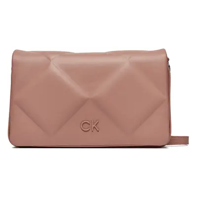 Kabelka Calvin Klein Re-Lock Quilt Shoulder Bag K60K611021 Růžová