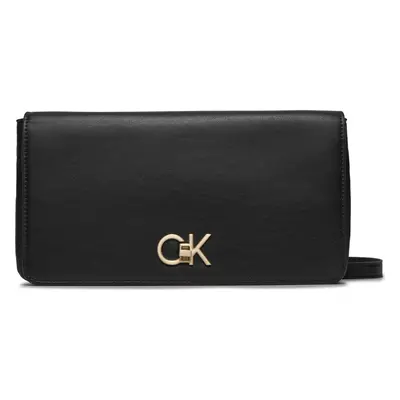 Kabelka Calvin Klein Re-Lock Double Gusette K60K611336 Černá