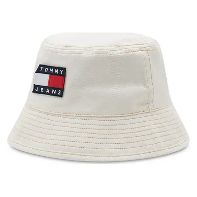 Klobouk Tommy Jeans Denim Bucket AM0AM09584 Béžová