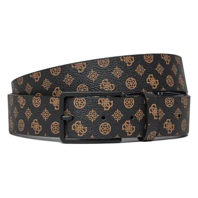 Pánský pásek Guess Micro Peony Eco Belts BM7793 P4135 Hnědá