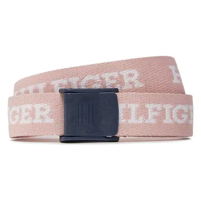 Dětský pásek Tommy Hilfiger Webbing Belt AU0AU01854 Růžová