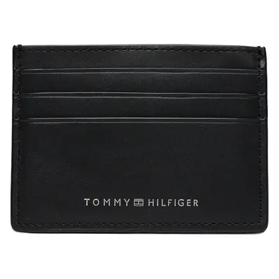 Pouzdro na kreditní karty Tommy Hilfiger Th Spw Leather Cc Holder AM0AM11845 Černá