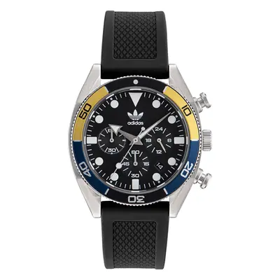 Hodinky adidas Originals Edition Two Chrono Watch AOFH23003 Stříbrná