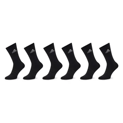 Klasické ponožky Unisex adidas Cushioned Sportswear Crew Socks 6 Pairs IC1316 Černá