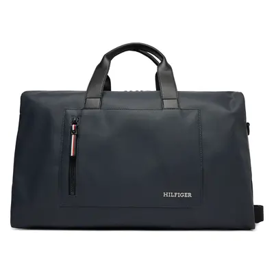 Taška Tommy Hilfiger Th Pique Duffle AM0AM11779 Tmavomodrá