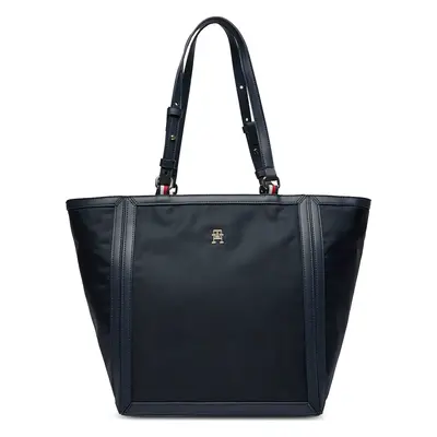 Kabelka Tommy Hilfiger Th Essential S Tote AW0AW15717 Tmavomodrá