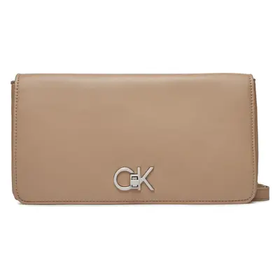 Kabelka Calvin Klein Re-Lock Double Gusette K60K611336 Béžová