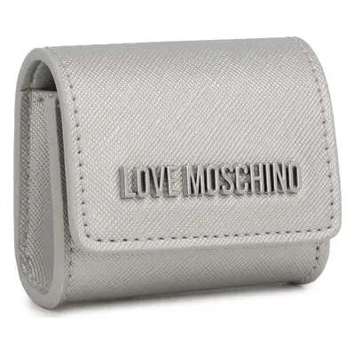 Pouzdro na sluchátká LOVE MOSCHINO JC6451PP4IK2390B Stříbrná