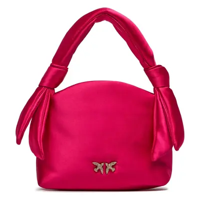 Kabelka Pinko Knots Mini Pouch Satin PE 24 PLTT 102770 A1KA Růžová